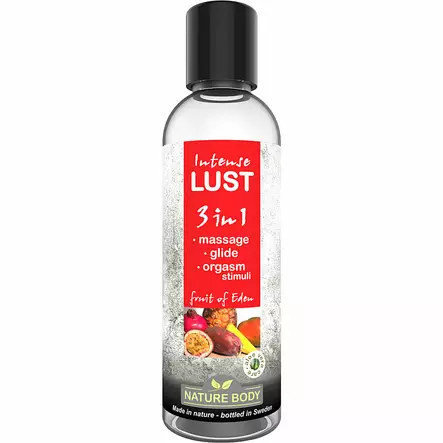 Nature Body Intense Lust 3 in 1 - Hierontaliukaste, 100 ml - Eroottinen hieronta - 41690 - 1