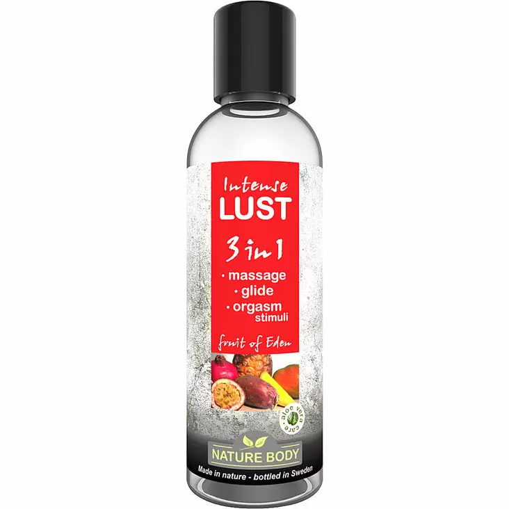 Nature Body Intense Lust 3 in 1 - Hierontaliukaste, 100 ml - Eroottinen hieronta - 41690 - 1