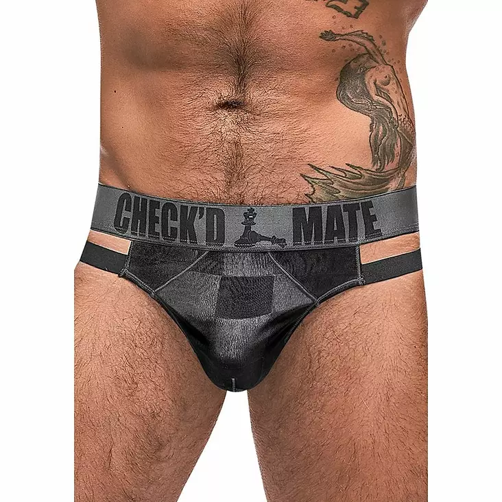 Male Power - Check'd Mate Cutout Thong - Miesten seksiasut - 41560 - 1