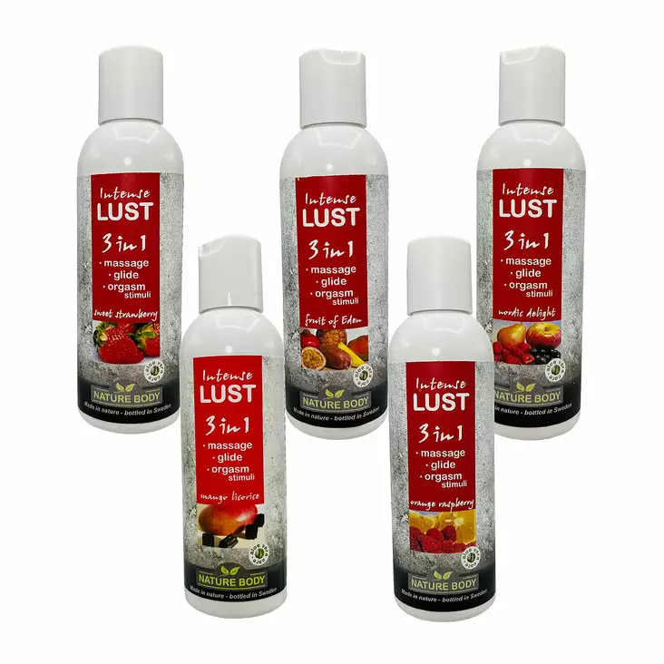 Nature Body Intense Lust 3 in 1 - Hierontaliukaste, 100 ml - Eroottinen hieronta - 41690 - 1