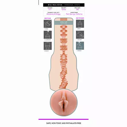 Fleshlight Girls Mia Malkova Lvl Up - Tekovagina - Tekopillut - 41883-1 - 2