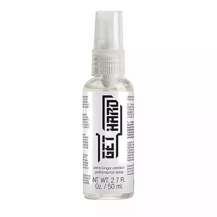 Get Hard Spray - Erektiota voimistava suihke, 50 ml - Haluttomuus - 32426-1 - 1