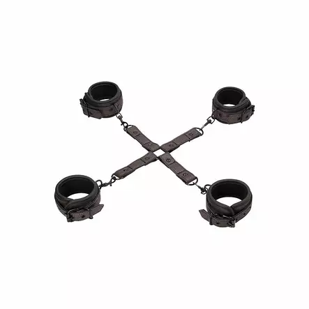 Ouch Elegant - Sidontaremmi käsi- ja nilkkakahleilla - Ouch - 37578-1 - 1