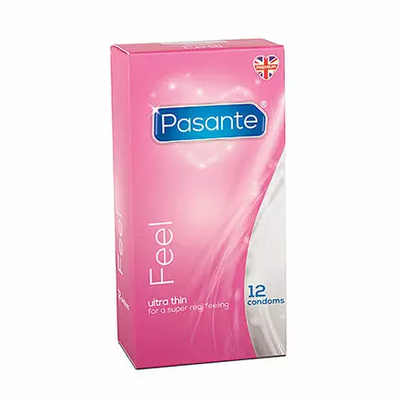 Pasante Feel - Kondomi, 12 kpl - Pasante - 30661-1 - 1