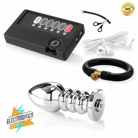 ZENN - Thunder sähköimpulsseja johtava penisrengas & anaalitappi - Anustapit - 42210-1 - 1