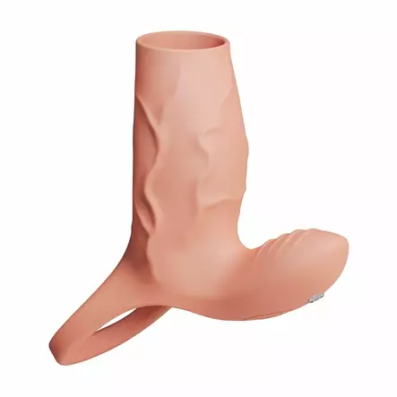 Realistixxx - Värisevä sleeve klitoriskiihottimella - Penisrenkaat - 48929-1 - 1