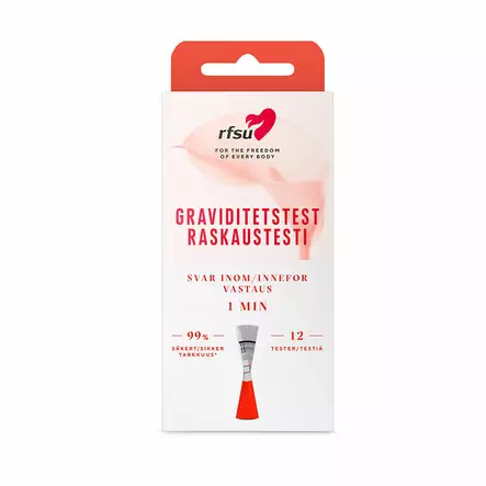 RFSU - Raskaustesti, 12 Kpl - Kotitestit - 49036-1 - 1