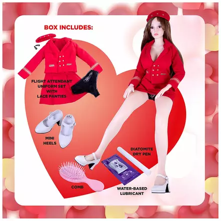 Capable Heartthrob - Seksinukke, lentoemo, 53 cm - Seksinuket - 48601-1 - 1