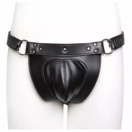 Chastity Pants - Nahkaiset siveyshousut - Asut ja asusteet - 49013-1 - 2