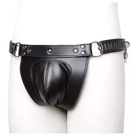 Chastity Pants - Nahkaiset siveyshousut - Asut ja asusteet - 49013-1 - 1