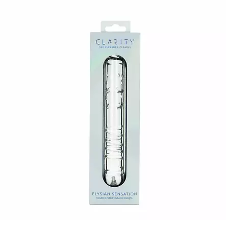 Clarity Sensation - Lasinen tupladildo - Dildot - 48241-1 - 2