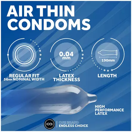EXS Air Thin - Kondomi, 12 kpl - Kondomit - 41678-1 - 2