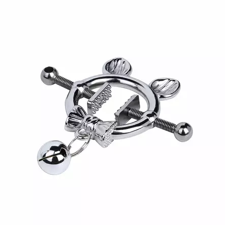 Kiotos Steel - Teräksiset nänninipistimet, kissa - Nänninipistimet - 48503-1 - 2