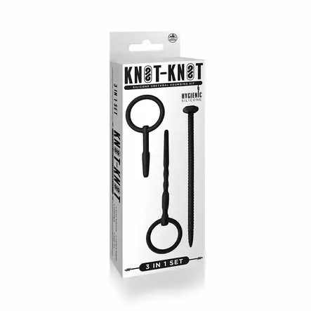 KNOT-KNOT - Silikoniset sondit, 3 kpl - Nanma - 46369-1 - 2
