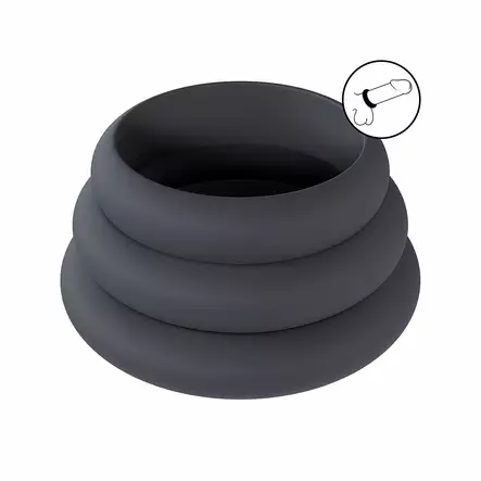 LEVELZ Wide O - Penisrengassetti, L/XL/XXL - Erektio - 48550-1 - 1