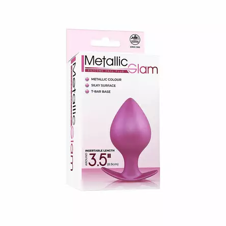 Metallic Glam - Anaalitappi 3,5" - Nanma - 46488-1 - 2