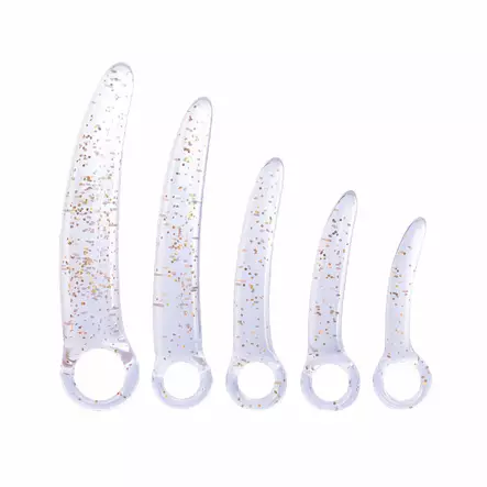 Nanma Glitter Collection - Dilataattorisetti, 5 kpl - Seksuaaliterveys - 48792-1 - 1