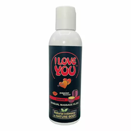 Nature Body I Love You - Passion hierontaliukaste, 100 ml - Hierontaöljyt - 37694-1 - 1