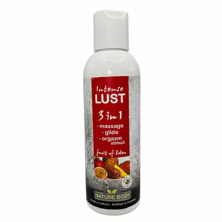 Nature Body Intense Lust 3 in 1 - Hierontaliukaste, 100 ml Eedenin hedelmät - Eroottinen hieronta - 41690-1 - 2
