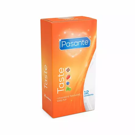 Pasante Taste - Makukondomi, 12 kpl - Pasante - 30658-1 - 1