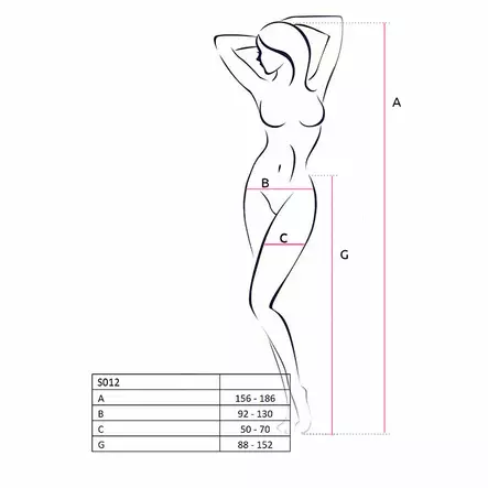 Passion S012 - Avosukkahousut, valkoinen - Passion - 48819-1 - 2