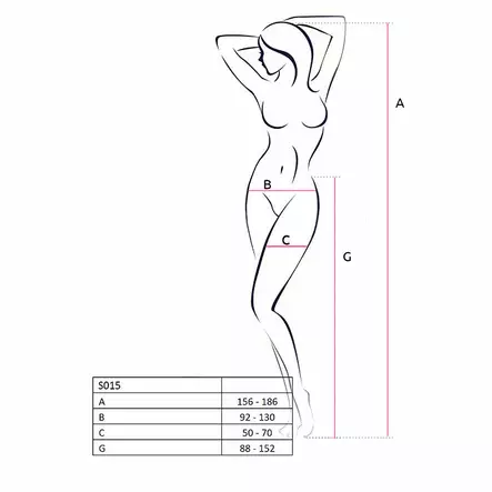 Passion S015 - Avosukkahousut, punainen - Passion - 48828-1 - 2