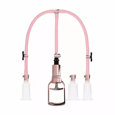 Pumped - Klitoris- ja nännipumppusetti, L-koko - Naisen itsetyydytys - 48700-1 - 1