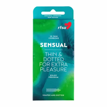 RFSU -Sensual Kondomi, 10 kpl - Kondomit - 44003-1 - 1
