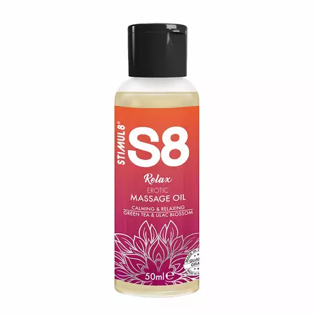 Stimul8 S8 Relax - Hierontaöljy, 50 ml - Hierontaöljyt - 48891-1 - 1