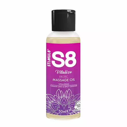 Stimul8 S8 Vitalize - Hierontaöljy, 50 ml - Hierontaöljyt - 48890-1 - 1