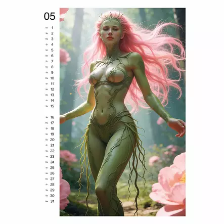 Wild Fantasy - Tyttökalenteri 2027 - Seksikalenterit - 49063-1 - 2