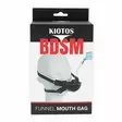 Kiotos Bdsm Funnel Mouth Gag - Suumaski - Suupallot ja suukapulat - 43876-1 - 8