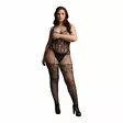 Le Desir - Bodystocking with lace pattern, Plus Size - Catsuit - 42833-1 - 1