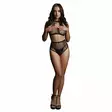 Le Desir - Two piece set fishnet and fence net - Lingerie - 42510-1 - 1