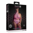 Ouch - UV-valossa hohtava alusasusetti, pinkki, Plus Size - Ouch - 44173-1 - 5