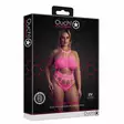Ouch - UV-valossa hohtava body, pinkki, Plus Size - Sexy bodyt - 44185-1 - 5