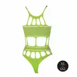 Ouch - UV-valossa hohtava body, vihreä, Plus Size - Sexy bodyt - 44183-1 - 4