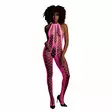 Ouch - UV-valossa hohtava catsuit, pinkki - Ouch - 44176-1 - 1