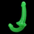RealRock Glow In the Dark - Strapless strap-on dildo 6" - RealRock - 44020-1 - 4