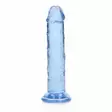 RealRock Super Flexible - Dildo 6" sininen - RealRock - 44016-1 - 1