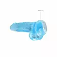 RealRock Super Flexible - Dildo 8" - Tekopenikset - 43542-1 - 4
