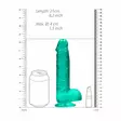 RealRock Super Flexible - Dildo 8" - Tekopenikset - 43971-1 - 6