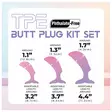 Pastel Joy - Anaalitappisetti, delfiinit - Anustapit - 48797-1 - 3
