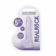 RealRock Super Flexible - Dildo kiveksillä 5" lila - Tekopenikset - 48832-1 - 6