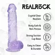RealRock Super Flexible - Dildo kiveksillä 5" lila - Tekopenikset - 48832-1 - 5