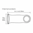 Pasante Internal - Sisäinen kondomi, 3 kpl - Pasante - 48893-1 - 4