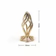 LOCKINK sevanda - Metallinen ontto anaalitappi, S - Anustapit - 49014-1 - 5