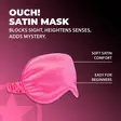 Ouch - Satiininen silmämaski, pinkki - Naamiot ja huput - 49051-1 - 2