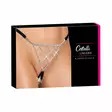 Cottelli Collection Luxury - Crotchless G-String - Eroottiset alusasut - 48919-1 - 4