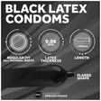 EXS - Black Latex Kondomi, 12 kpl - Kondomit - 41676-1 - 4